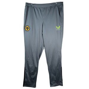 Castore Pants Men XL Grey Wolverhampton Wanderers FC Training Joggers Soccer